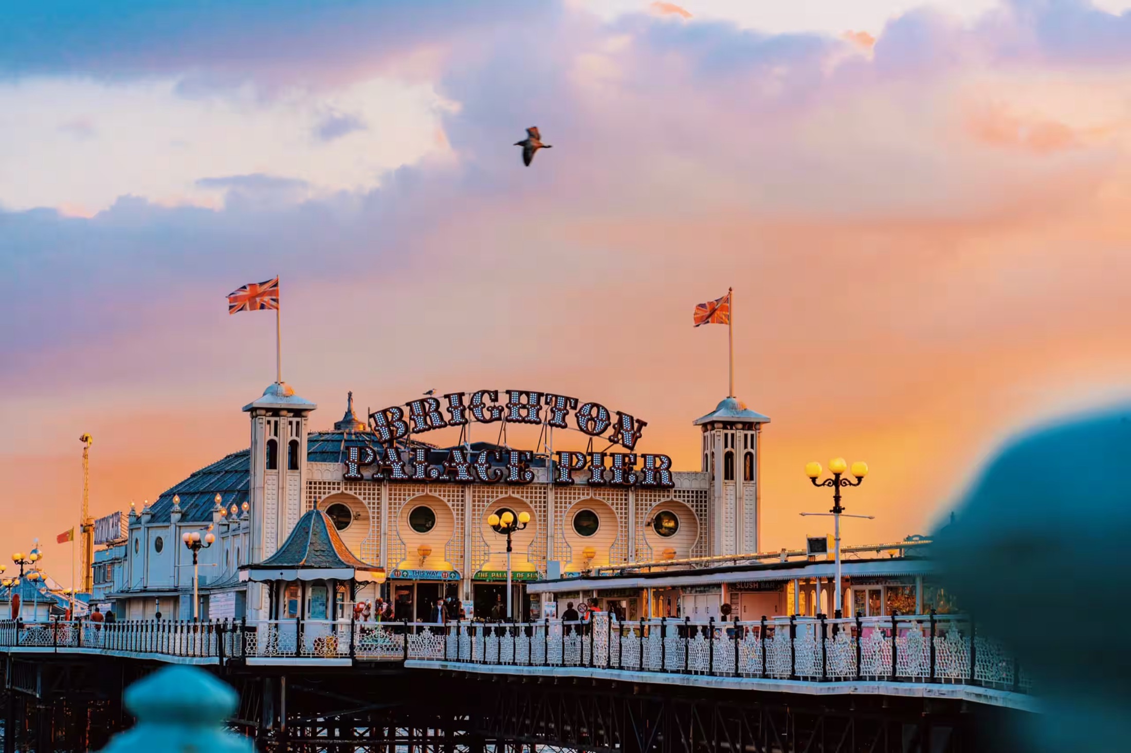 Content creator Mat Mora filming on the Brighton seafront